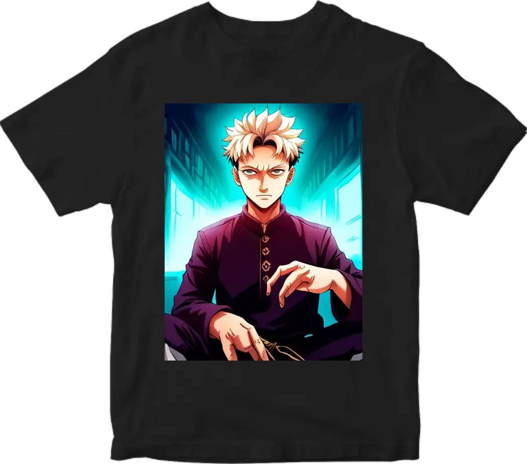 Gojo Satoru anime character Jujutsu Kaisen in Indian Kurta