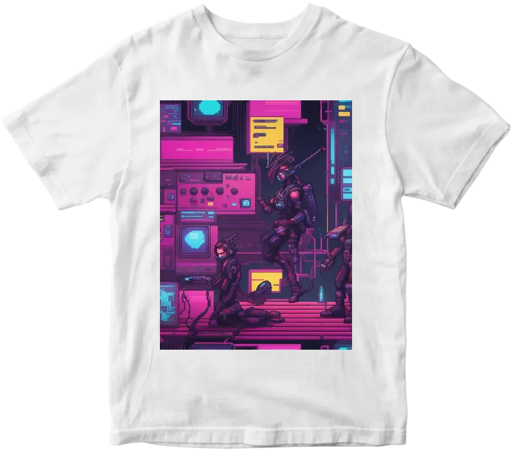 Pixel cyber punk