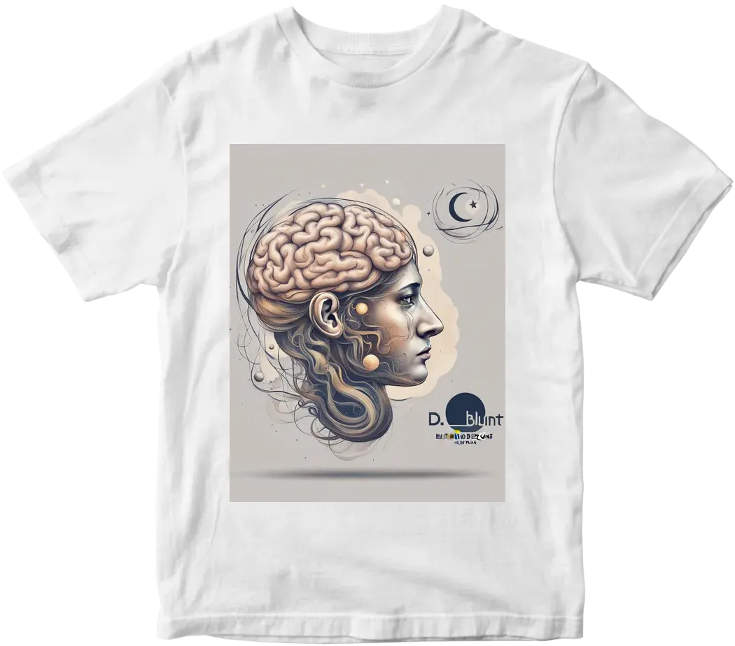 Create designs for brand d'blunt, elements- future human, future elements, human brain, moon, space