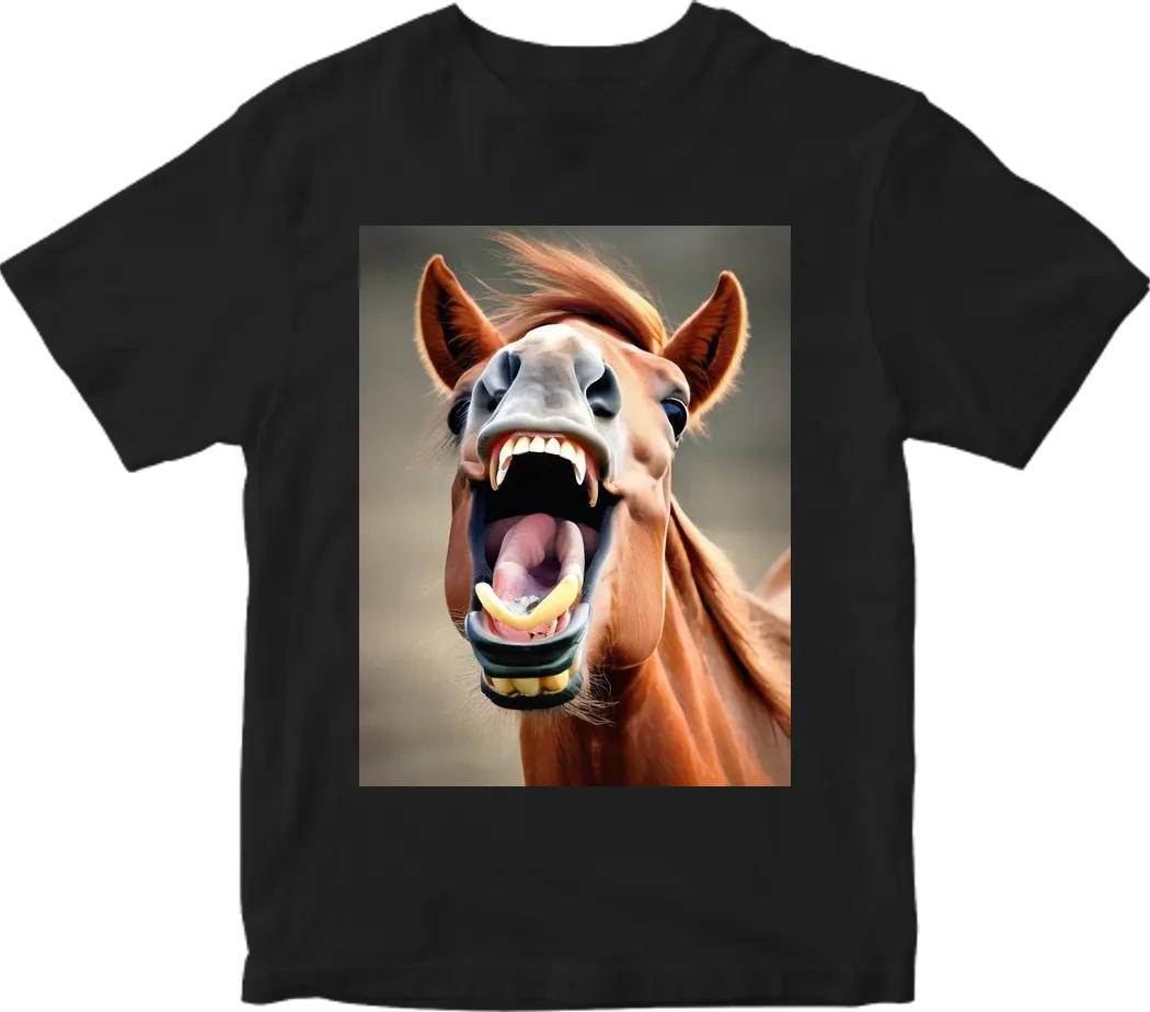 Laughing horse