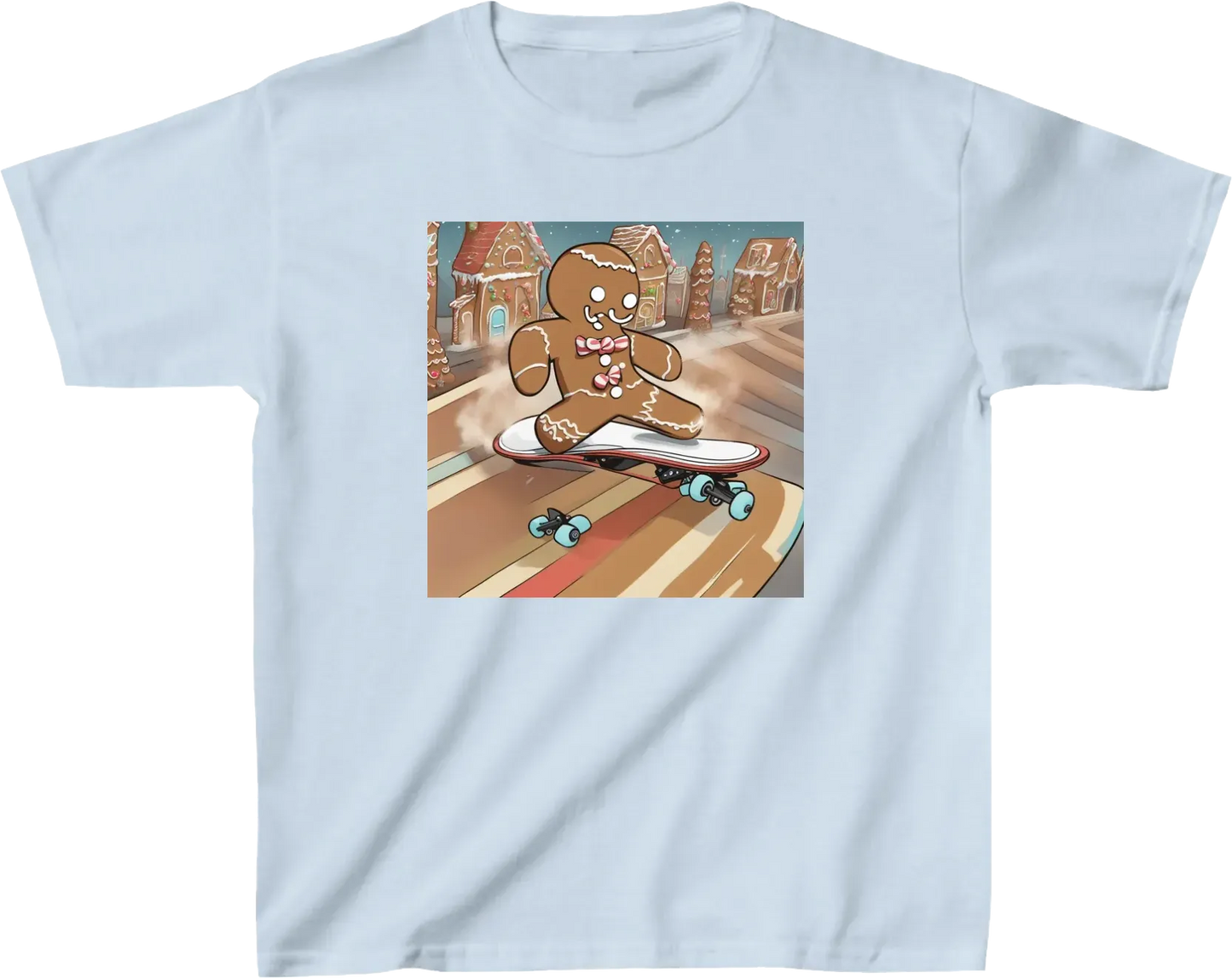 "Gingerbread skateboard tricks: Sweet moves!"