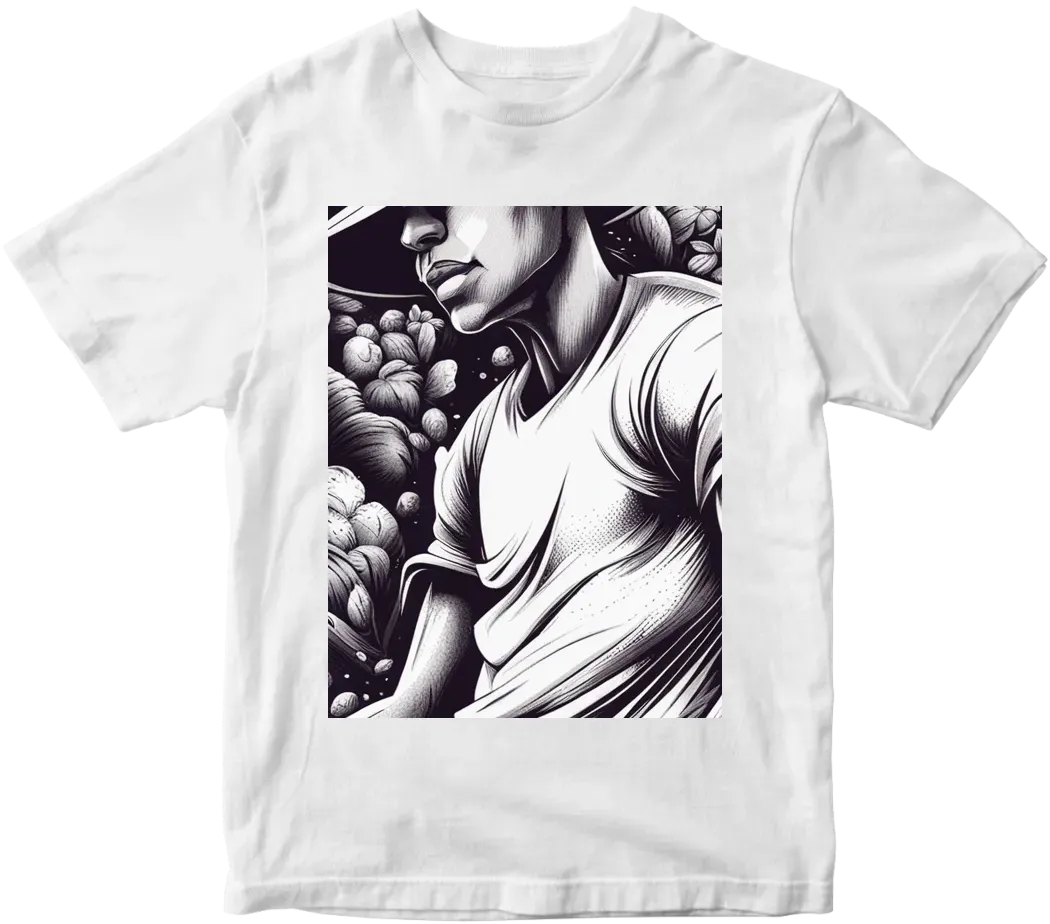 White t shirt design