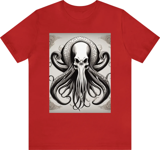 Gothic scull octapus, kthulu