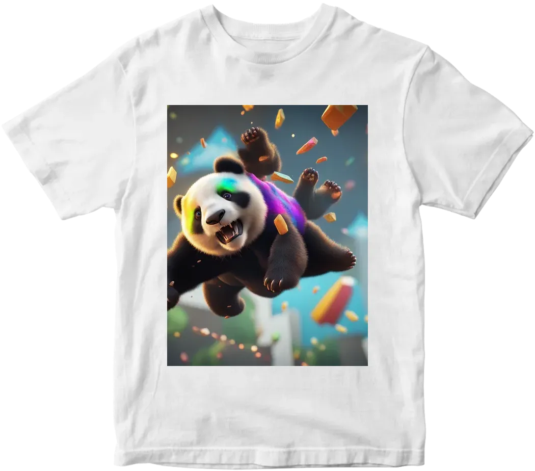 Panda jumping