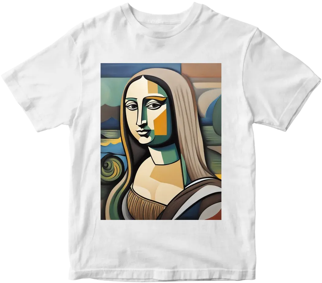 Picasso inspired mona lisa